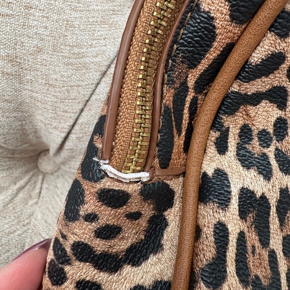 Leopard Print Mini Backpack - Picture 4 of 13